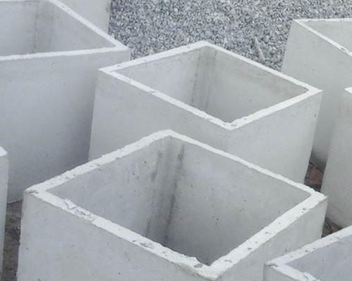 Caixa de concreto pré moldada