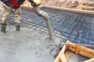 Execução de piso de concreto armado