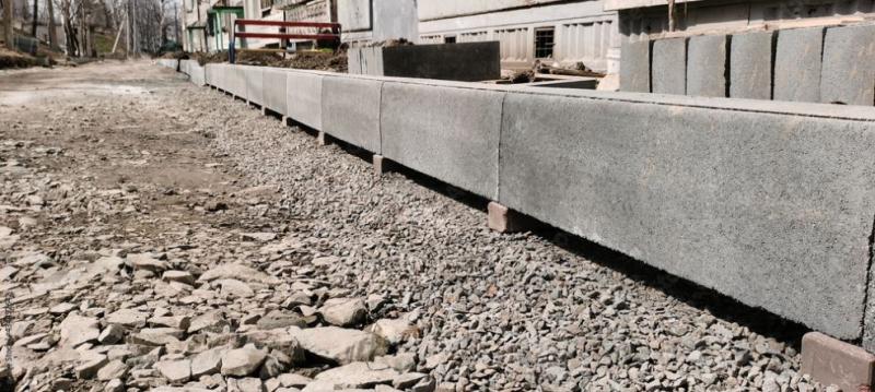 Meio fio de concreto pré moldado