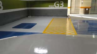 Tinta epoxi para piso de concreto